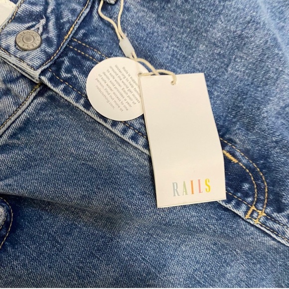 NWT Rails The Sunset High Rise Slim Flare Jeans in Cascade Wash, Size 28 - Picture 4 of 8